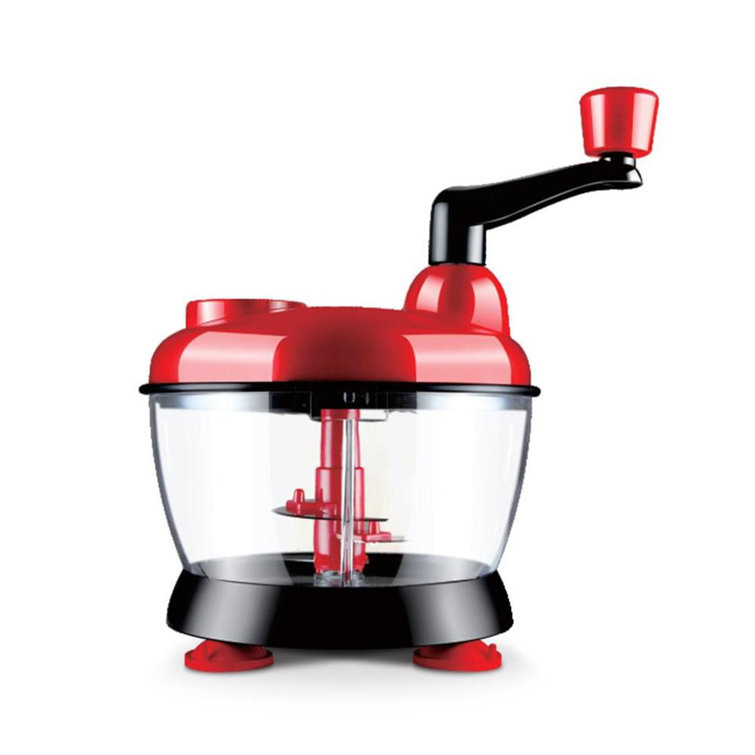 GDL Hand Crank Food Processor Chopper With Suction Base And Water Throw